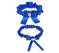 Holibanna 2 Juegos anillo de accesorios nupciales liga de de novia ligas de novia Accesorios de novia liga de muslo de mujer ligas para la novia corbata de moño Perder