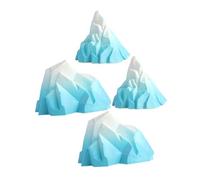 Holibanna 2 Juegos decoración de Iceberg Decoraciones de peceras Decoraciones de Acuario Adorno Acuario Adorno de pecera decoración del Acuario del Tanque de Peces Modelo Mini floeberg