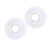 Holibanna 2 Moldes de Silicona Blancos y Fáciles de para Anillos de Epoxi, Multiusos para Joyería y Manualidades o Fondant
