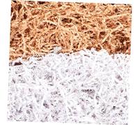 Holibanna 2 Paquetes Relleno Triturado para Cajas de Arrugado para Embalaje Elegante y Reutilizable para Cumpleaños y