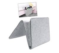 Holibanna 2 Piezas Bolsa Organizadora para Reposabrazos de Sofá y Cama Multifuncional Gris para Almacenamiento de Mandos y Objetos para Dormitorio y Sala