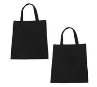 Holibanna 2 piezas Bolsas de Lona Reutilizables para Manualidades Bolsa de Grande y con Capacidad para Escuela y Expresión Artística
