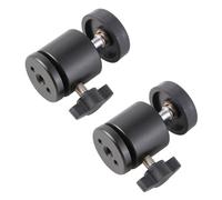 Holibanna 2 Piezas Cabezal Esférico Mini con Cámara Soporte Compacto y Resistente para Videocámara Paquete de Unidades