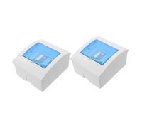 Holibanna 2 Piezas Caja de distribución resistente a la exterior cajas de distribución de energía cajas eléctricas resistentes a la el plastico