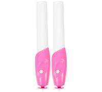 Holibanna 2 Piezas Herramienta Ranurada para Quilling, Bolígrafo para Enrollar Papel, Pp, Rosa, Compacta y Portátil, 2 Pilas Aa No Incluidas, para Manualidades DIY y Principiantes