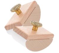 Holibanna 2 piezas Herramienta Secante Rockero para Tinta Absorción Rápida Blotter de Madera para Caligrafía Papel Absorbente Escritorio Oficina Escuela