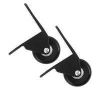 Holibanna 2 Piezas Luggage Repair Wheels Recambio Ruedas Maletas Double Bearing Structure para Altavoces de Escenario, Reduce Noise y Esfuerzo al Transportar, para Frequent Gig Use