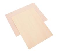 Holibanna 2 Piezas Madera para Manualidades de Tablero de Madera para Proyectos Diy y Pirograbado Superficie Doble para Mayor Eficiencia Arte y Manualidades