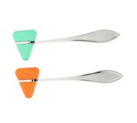 Holibanna 2 Piezas Martillo Neurológico Triangular de Diagnóstico Juego de Martillo de Percusión Multifuncional para Clínicas y Estudiantes de Control de Reflexos y