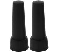 Holibanna 2 piezas Protector de Tapas para Paraguas de Mango Cubierta de Goma para Reparación y Recambio de Puntas de Paraguas de Varilla Accesorio Práctico y Fácil de Instalar