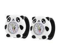 Holibanna 2 Piezas Reloj de Silicona para Diseño de Panda Portátil y Flexible Pulsera Infantil Adorable para Aprender Leer la