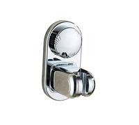 Holibanna 2 piezas Soporte de Ducha con Ventosa de Vacío Ajustable Base de Resistente Compatible con Cabezales Estándar Reutilizable para Baño y Mamparas Unidades