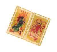 Holibanna 2 Piezas Tarjeta de la Fortuna cómo Amuleto de Buena Suerte Feng Shui hechizas Llave Serpiente China Colgando Tarjeta China Tai SUI Aleación de Aluminio y