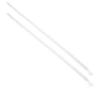 Holibanna 2 Series Barra Giratoria para Cortinas Barra De Cortina De Doble Techo Soporte para Barra De Cortinas Al Aire Soporte Doble para Barras De Cortina Acrílico