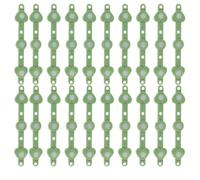 Holibanna 20 Pares de Imanes para Fijar Ramilletes de Novia Hechos a Mano, Plástico Verde y Magnetismo Fuerte para Corsages Bodas y Eventos