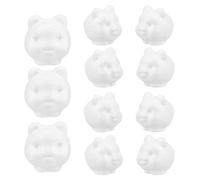 Holibanna 20 piezas Adornos de Cerdito de Espuma para Manualidades DIY Figuras de Cerdo para Pintar Accesorios para Jardín y Fiestas de Cerdito