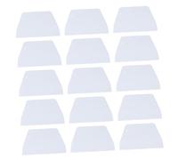 Holibanna 20 Piezas Raspadores de Plástico para Masa y Pasteles Espátulas Flexibles para Repostería y Decoración de Tartas Herramienta Multifuncional para Cocina Blanco