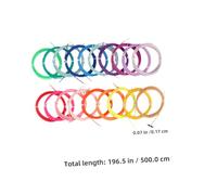 Holibanna 20 rollos Filamento Pcl Temperatura para Bolígrafo Material para Impresora Compatible Mayoría de Bolígrafos Accesorio Práctico para Proyectos