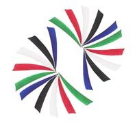 Holibanna 20 Unidades Plumas Naturales Forma de Escudo para Flechas de 4 Pulgadas Hechas de Plumas de Pavo, Fáciles de Instalar para Práctica de Tiro y Uso en Exteriores