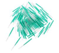 Holibanna 200 piezas Cepillos Interdentales Verdes para Brackets Limpieza Precisa entre Dientes Suaves y Seguros para Encías Sensibles Portátiles para Viaje y Uso Diario