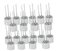 Holibanna 20piezas Cápsula De Micrófono De Alta Sensibilidad Micrófono Electret Cilíndrico De Condensador Electret Para Control De Voz Dispositivos Electrónicos