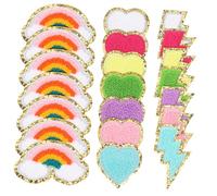 Holibanna 21 Piezas Parches Bordados Termoadhesivos para Ropa Parches de Aplicación para Decoración y Reparación de Ropa Sombreros y Bolsos Diseño Creativo y Detalles Únicos