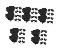 Holibanna 25pares Heart-shaped Heel Tips for High Heel Shoe Repair Thick and Thin Options Wear-resistant Replacement Caps