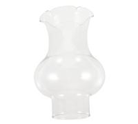 Holibanna 28agujero Lámpara De Queroseno Vintage Pantalla De Vidrio Transparente Resistente Al Viento y Alta Temperatura para Decoración y Camping