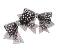 Holibanna 2piezas Adornos De Zapatos Lazo De Cristales De Rhinestone Para Bodas Cumpleaños y Celebraciones Decoración De Zapatos Para Mujeres y