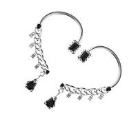 Holibanna 2piezas Aretes Trepadores Sin Perforar Unidades Pendientes Clip Para Cartílago Diseño Punk Para Boda y Aniversario