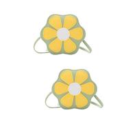 Holibanna 2piezas Bolso Mini Bandolera Diseño De Flores para Mochila Cruzada para y Actividades Al Aire para Niñas y Especiales