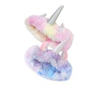 Holibanna 2piezas Diademas De Maquillaje Para Lavado De Cara Diseño Único Color Gradiente Unicornio Para Spa y Cuidado Facial Accesorios Para Mujeres y Niñas