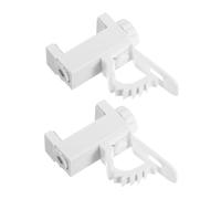 Holibanna 2piezas Ganchos De Pared para Barra De Cortina Ajustables Sin Necesidad De Perforación Multifuncionales y Elegantes