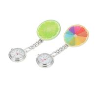 Holibanna 2piezas Reloj De Pecho Luminoso para Enfermera Reloj De Enfermera Clip Relojes De Pecho Electronicos para Trabajo Hospitalario