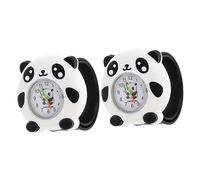 Holibanna 2piezas Reloj De Silicona Panda para Niño Niña para Aprender Leer La Hora Infantil