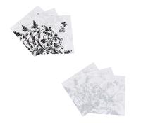 Holibanna 2piezas Servilleta De Papel Estampado De Flores y Mariposas Servilletas De Fiesta Para Decoración De Boda y Banquete