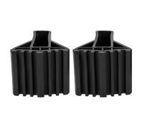 Holibanna 2piezas Telescopic Ladder Foot Covers Anti-slip Rubber Pads For Folding Ladder Legs Floor Protection For Wood Tile And Carpet Thickened Design Varios estilos