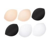 Holibanna 3 Pares almohadilla para el pecho potenciador vestidos bra inserciones sujetadores deportivos biquinis forros de sujetador de traje de baño inserto de copas de sujetador Deportes