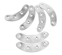 Holibanna 3 Pares Placas Metálicas para Talón de Botas Protectores de Suela Resistentes con Adhesión Fuerte Kit Reparador Fácil de Instalar para Calzado Comodidad y Durabilidad