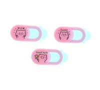 Holibanna 3 Piezas de Cámara Web de Privacidad para Ordenadores y Móviles Diseño de Cerdo Rosa Compactos y Duraderos Prevención de Invasiones la Privacidad