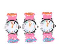 Holibanna 3 Piezas Decoración De Muñeca Niños Relojes Precioso Reloj De Pulsera Relojes para Relojes De Chicas Los Niños Miran Reloj para Niñas Reloj De Moda Adorable Reloj Mirar Alumno