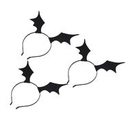 Holibanna 3 Piezas Diademas de Halloween con Alas de Negras Accesorio Cómodo para Fiesta y Disfraz Diseño Único para Adultos