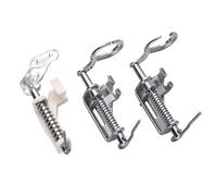 Holibanna 3 Prensatelas Multifuncionales Kit de 3 Piezas Accesorios de Metal y Pp Prensatelas de Resorte Abierto, Cerrado y Plástico para Máquina de Coser Doméstica para Bordado y Costura