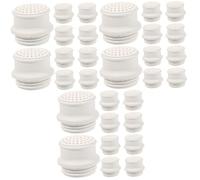 Holibanna 3 Series Boquilla De Cerámica para Lámpara De Gas Lámpara De Queroseno Vintage para Jardín Boquilla para Lámpara De Vapor Cabezal para Lámpara De Gas para Acampar 12 Piezas x 3