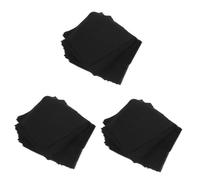 Holibanna 3 Series Para Gafas Limpiador Trapo Para Limpiar Lentes Azul Limpieza De Gafas Anteojos De Tela Para Anteojos Paños Limpios Para Gafas Fibra Extrafina Black 50 Piezas*3