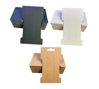 Holibanna 300 hojas Tarjetas de Papel Kraft para Exhibición de Accesorios de Cabello Unidades Soporte para Pulseras Lazos y Clips Cartulina Resistente para Organizar y Mostrar Productos
