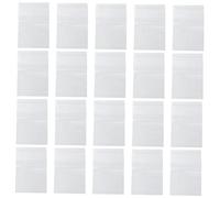 Holibanna 300piezas Bolsas Autoadhesivas Transparentes Para Almacenamiento Bolsas De Embalaje Resistentes Al Polvo y Arañazos Para Oficina Blancas