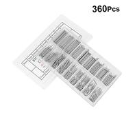 Holibanna 360piezas Kit De De Reparación De Relojes De Herramienta para Correas De Reloj Pasadores Extractor De Eslabones y Barra De
