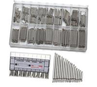 Holibanna 360piezas Pasadores De De Reloj Inoxidable Doble Flange Herramienta De Reparación para Correas De Reloj