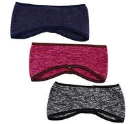 Holibanna 3piezas Cinta Deporte Cabezal Orejeras Calientes Unisex Protección Auditiva Para Cabello Para Ciclismo Esquí Snowboard